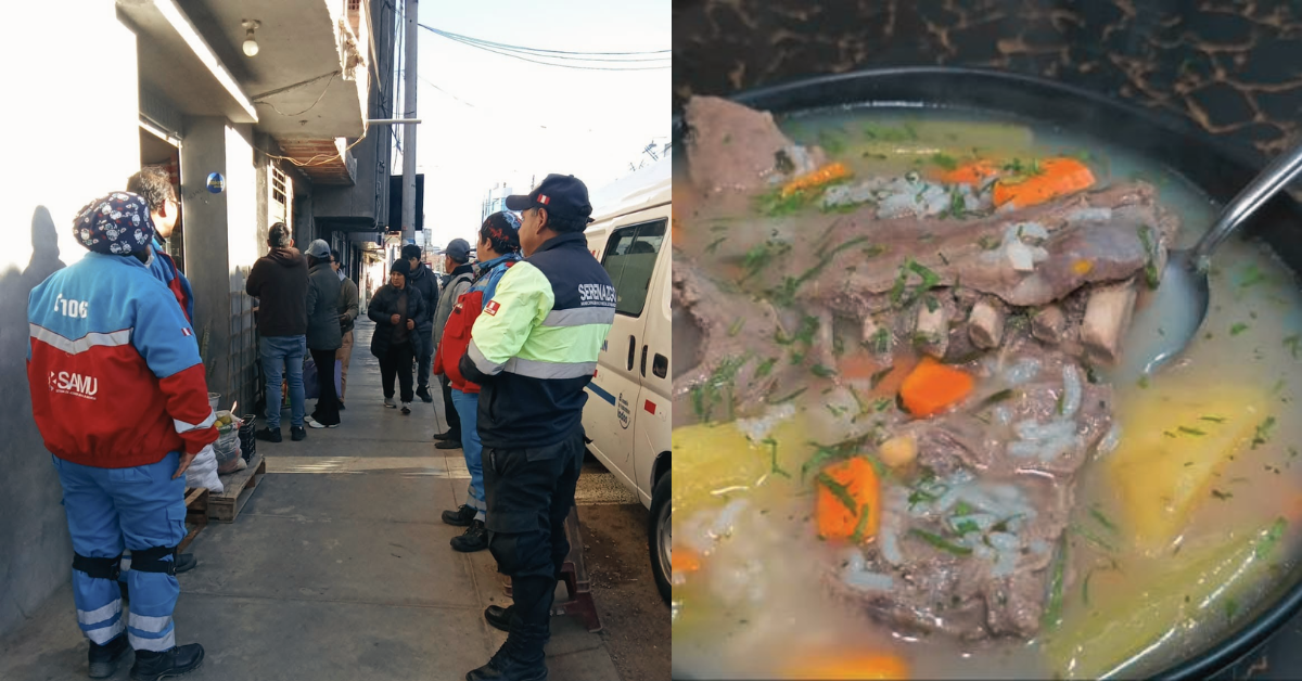 Adulto mayor fallece tras presunto atragantamiento al tomar caldo de cordero en local de Huancayo
