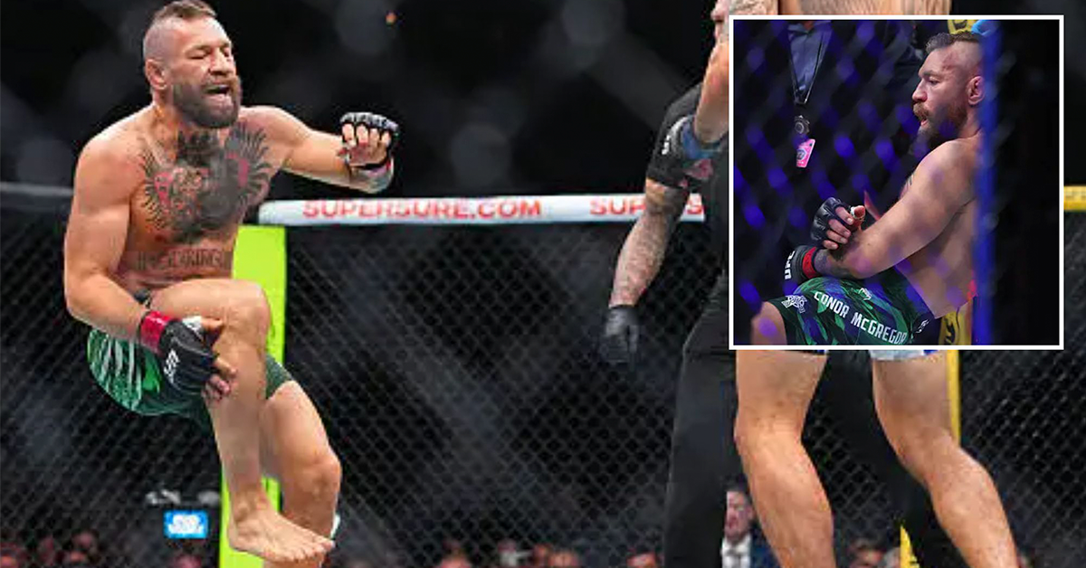 Drama en la UFC: Conor McGregor se lesiona su rodilla y pierde ante Max Holloway en solo 20 segundos