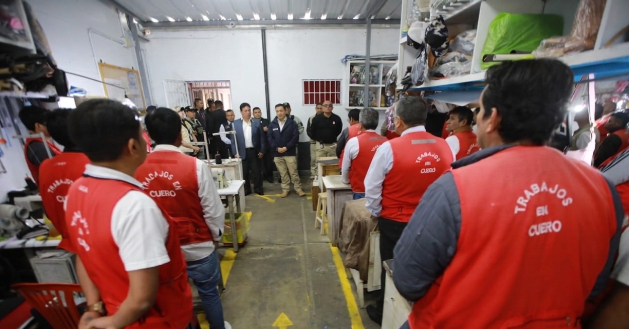 Ministro de Justicia supervisa el penal de Huaraz y fortalece la rehabilitación penitenciaria