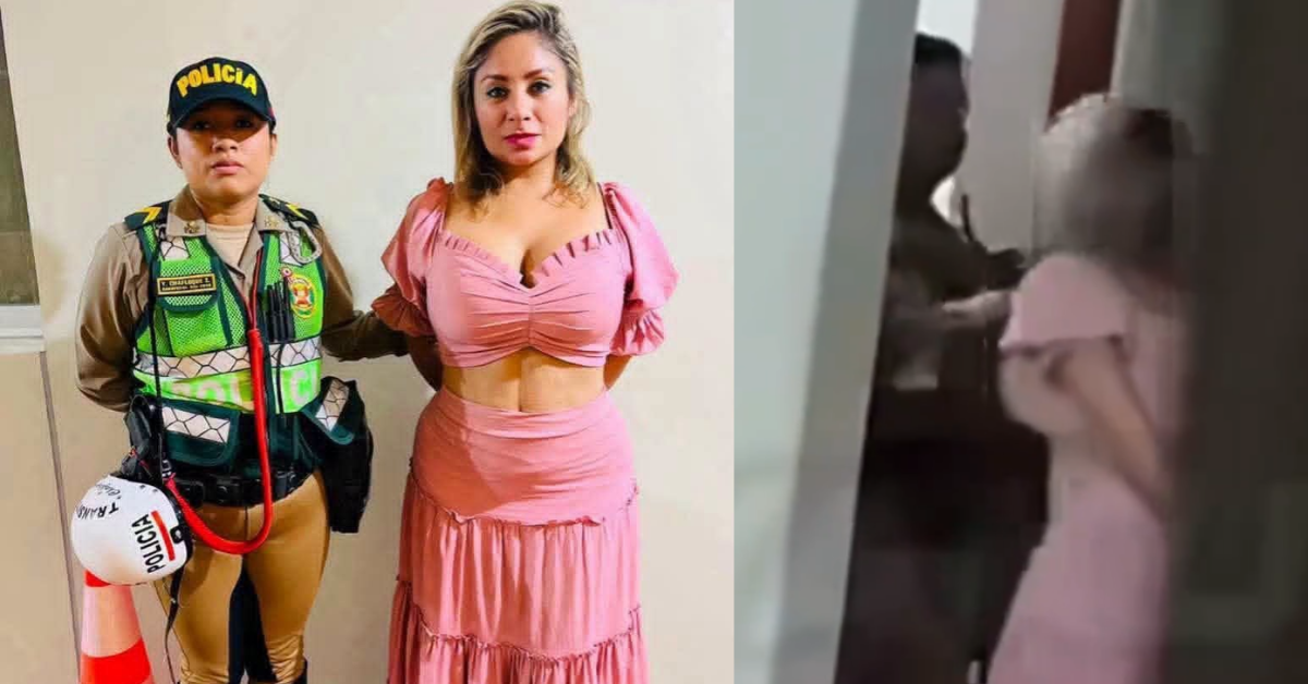 Piura: Fiscal detenida le dio un cabezazo a policía tras intervención a vehículo