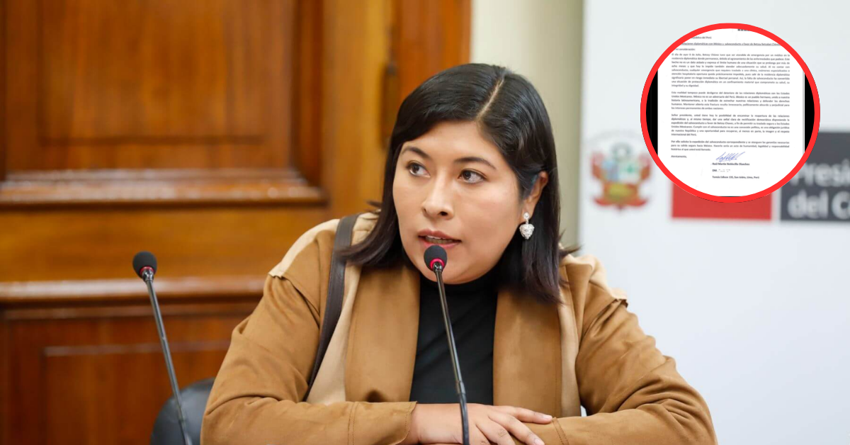 Abogado de Betssy Chávez pide al presidente Balcázar otorgarle salvoconducto: "Hacerlo sería un acto de humanidad"