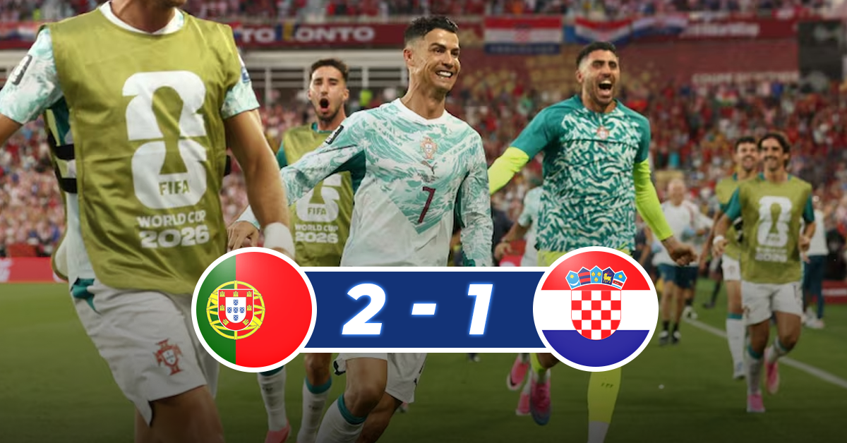 Mundial 2026: Portugal elimina a Croacia 2-1 y despide a Modric en un duelo legendario