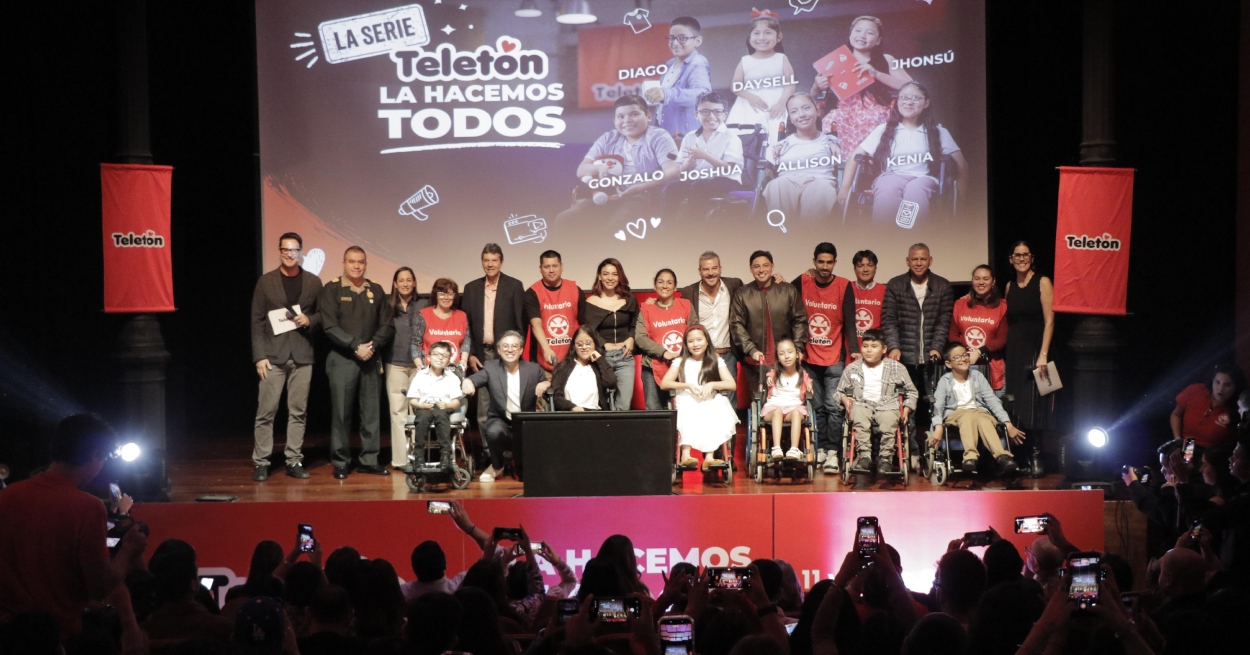 Teletón 2026 lanzó oficialmente su campaña nacional e invitó a todo el Perú a unirse este 11 y 12 de septiembre bajo el lema «Teletón, la hacemos todos»
