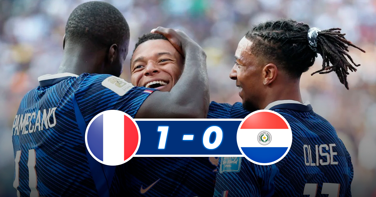 Francia eliminó a Paraguay con un penal de Mbappé y avanza a cuartos de final del Mundial 2026