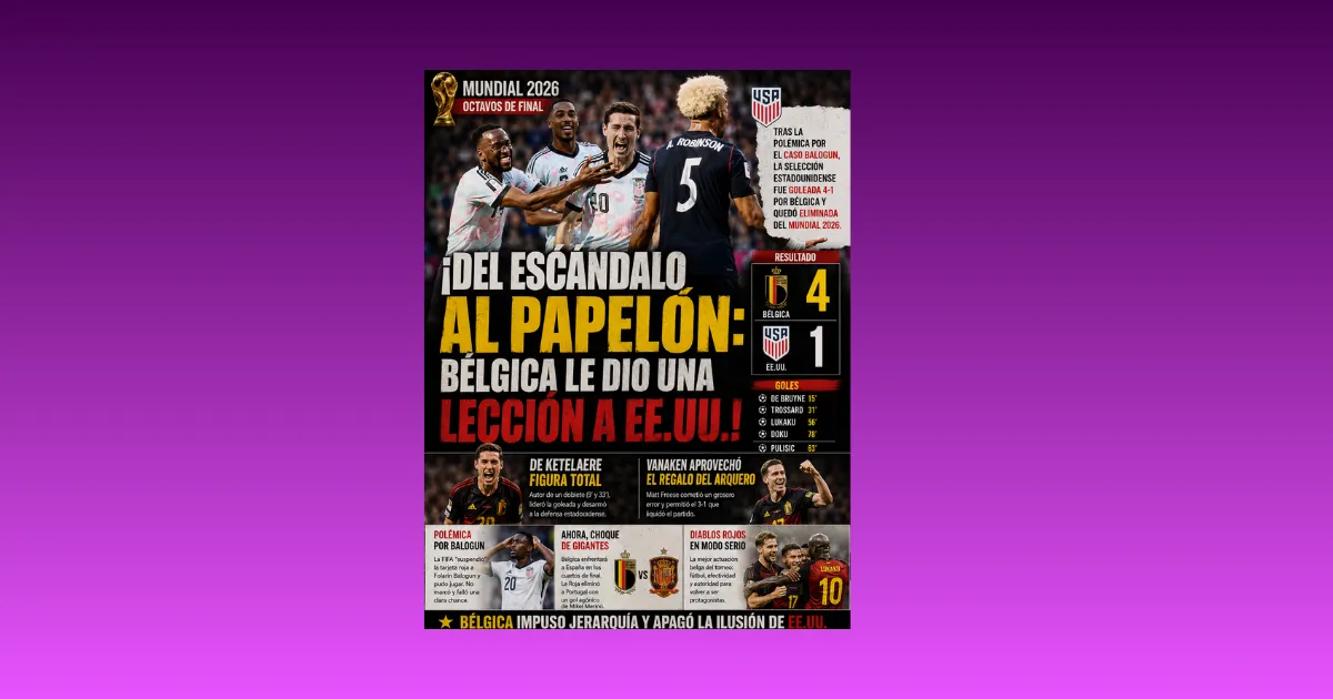 ¡DEL ESCÁNDALO AL PAPELÓN: BÉLGICA LE DIO UNA LECCIÓN A EE.UU.!