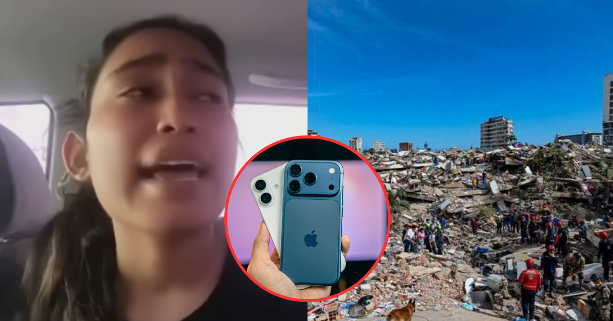 ¡Polémica! Joven venezolana pide 3 iPhone y una MacBook tras perderlo todo por doble terremoto