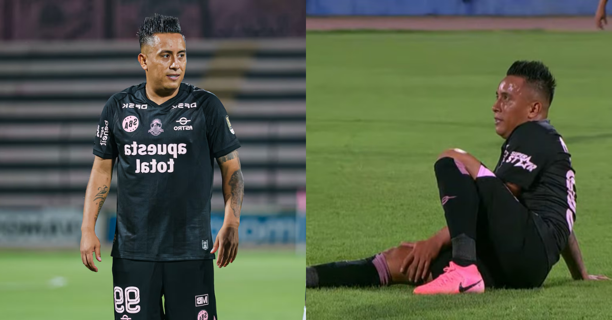 Christian Cueva se LESIONÓ en su debut con el Sport Boys: Solo duró 34 minutos en la cancha