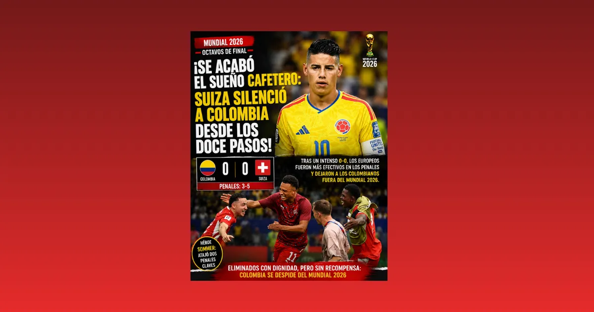 ¡SE ACABÓ EL SUEÑO CAFETERO: SUIZA SILENCIÓ A COLOMBIA DESDE LOS DOCE PASOS! (VIDEO)