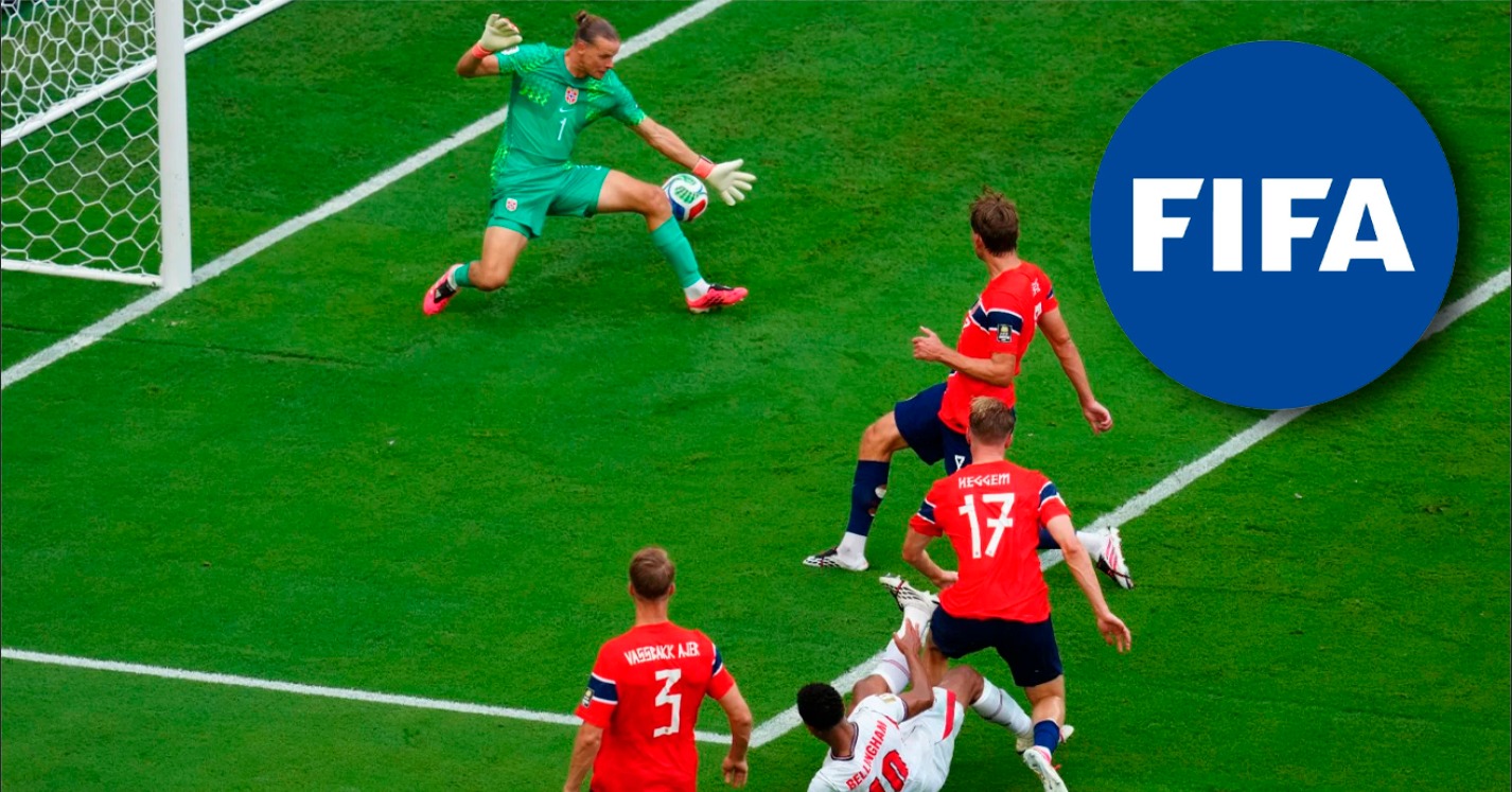 FIFA responde a Noruega tras polémica ante supuesto toque de balón en la spidercam frente a Inglaterra