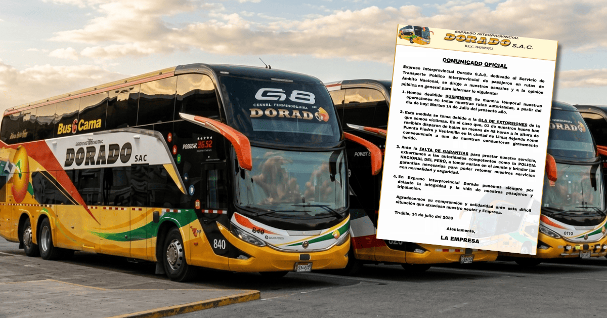 Empresa de buses Dorado suspende de manera temporal sus operaciones tras ataques armados