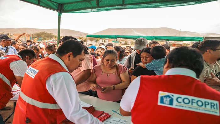 COFOPRI despliega brigadas a nivel nacional para empadronar a más de 7,500 familias