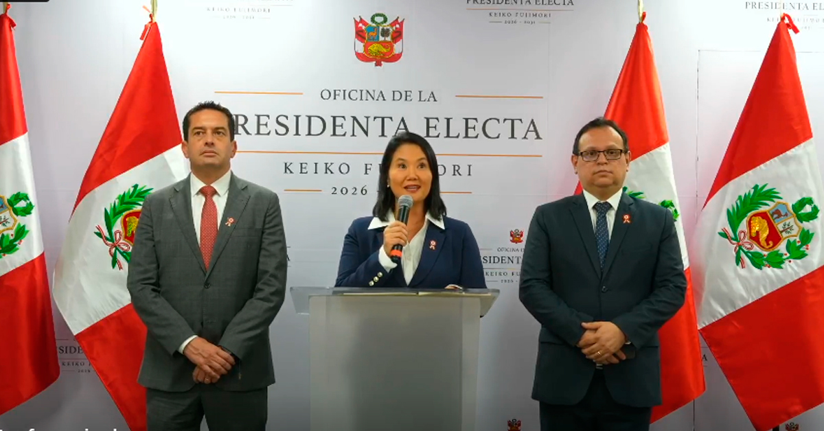 Keiko Fujimori presenta su Oficina de la Presidenta Electa para la transición de mando: "Para saber dónde actuar primero"