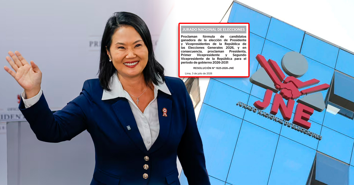 JNE oficializa la proclamación de Keiko Fujimori como presidenta electa: Inicia la transferencia de mando