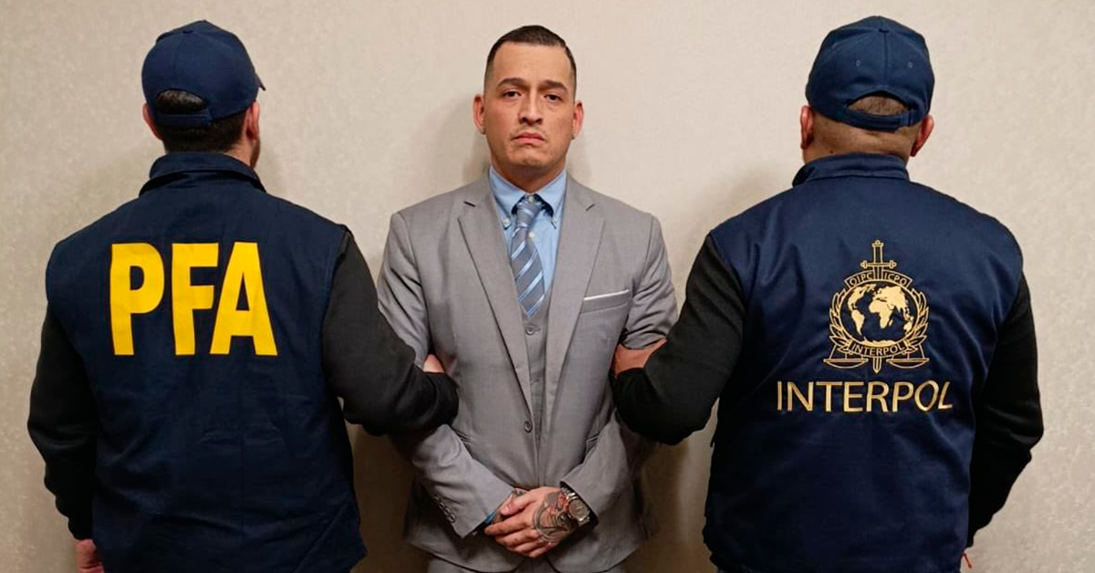 Argentina: Detienen a presunto narco mexicano con orden de captura internacional buscado por la Interpol