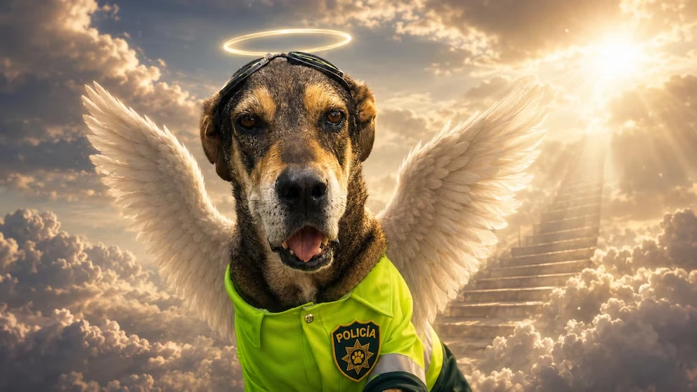 Vaguito: Despiden con honores a perrito rescatado y que fue emblema de la Policía Nacional del Perú