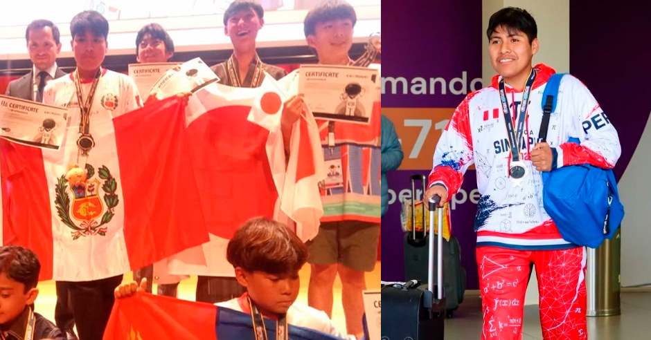 Eros Arce conquista la Olimpiada Mundial de Matemáticas Singapur 2026